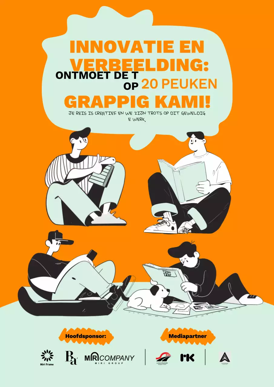 Aankondiging Orange Comic Wedstrijd