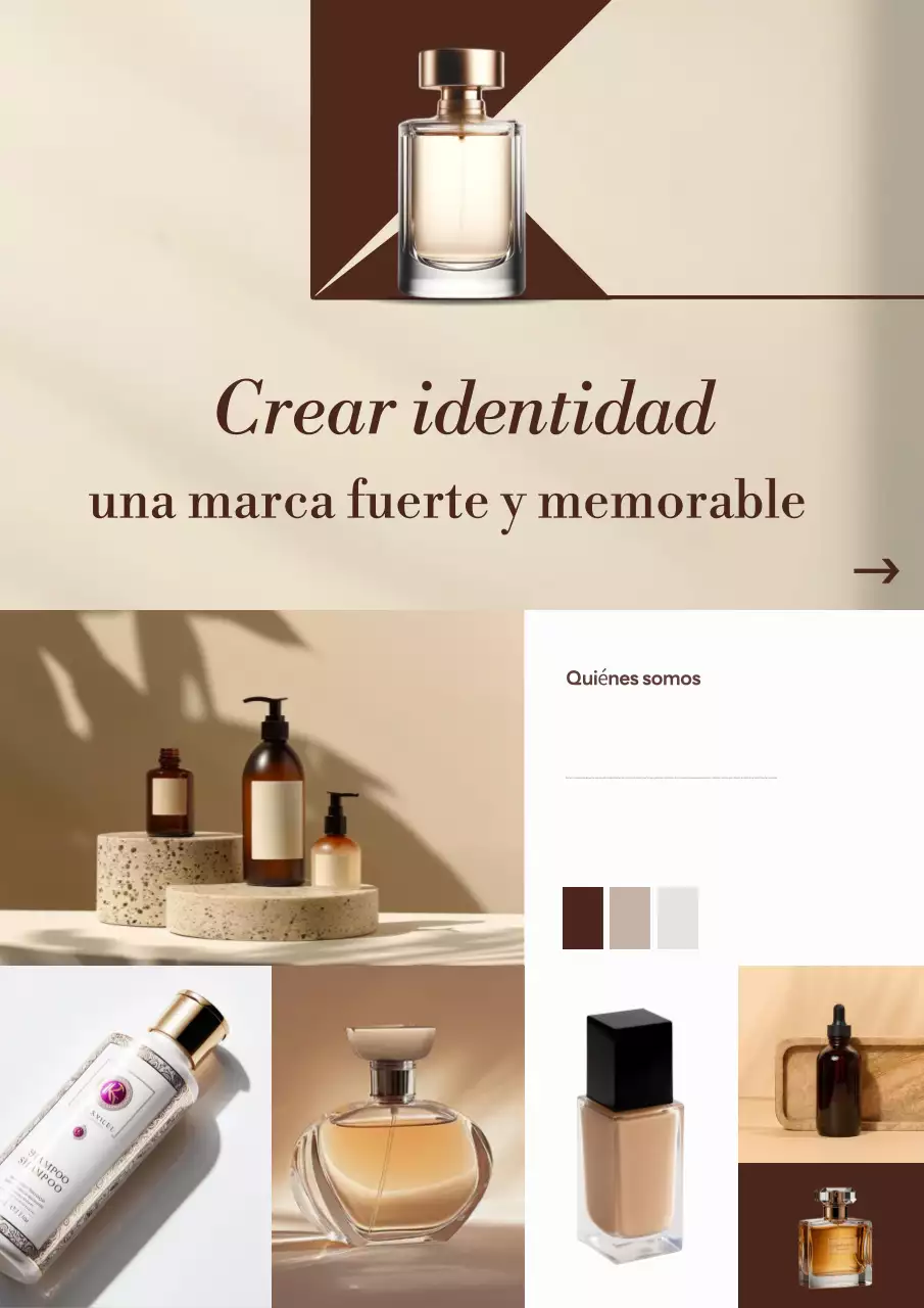 Beige Elegant Branding Promoción