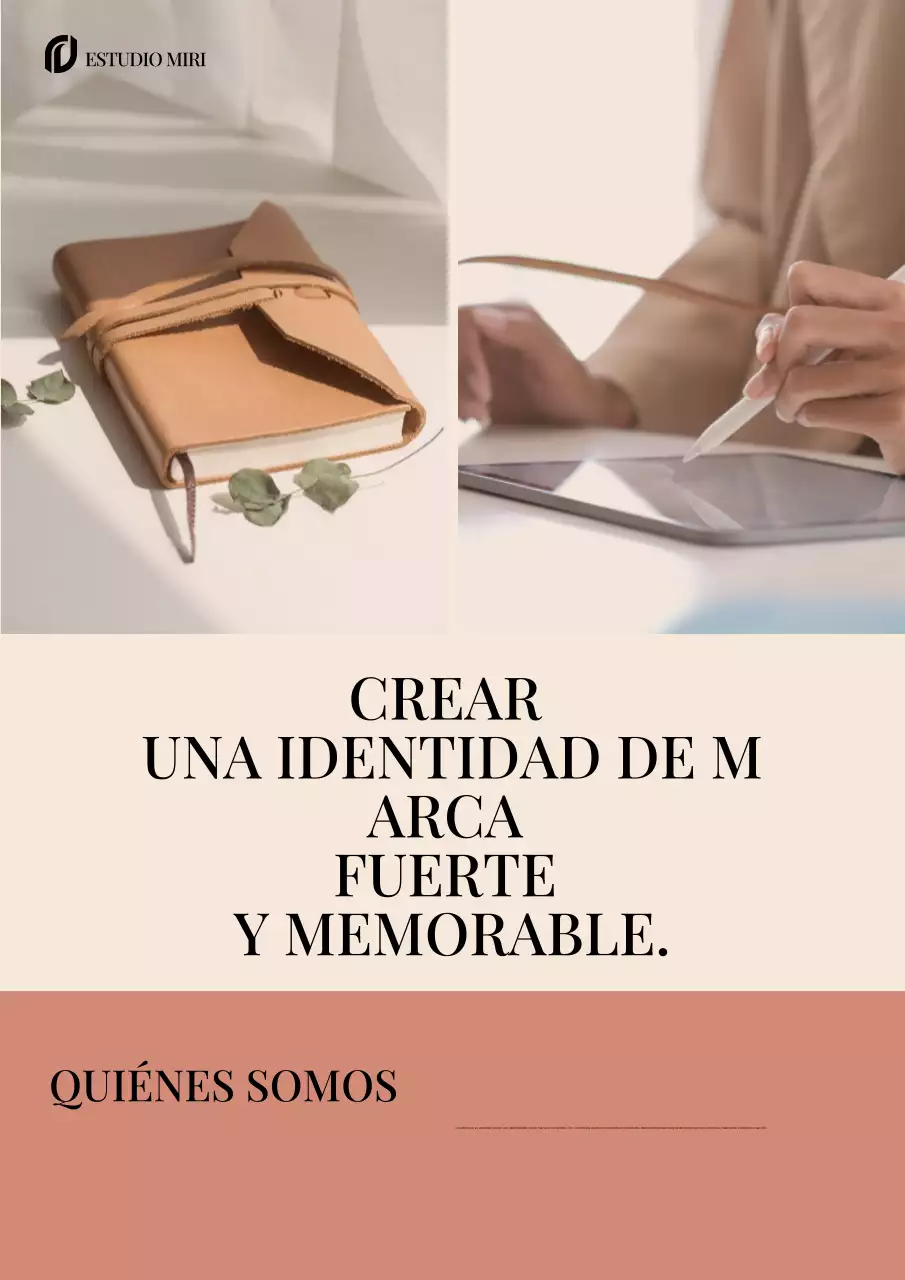 Beige Modern Branding Promotion