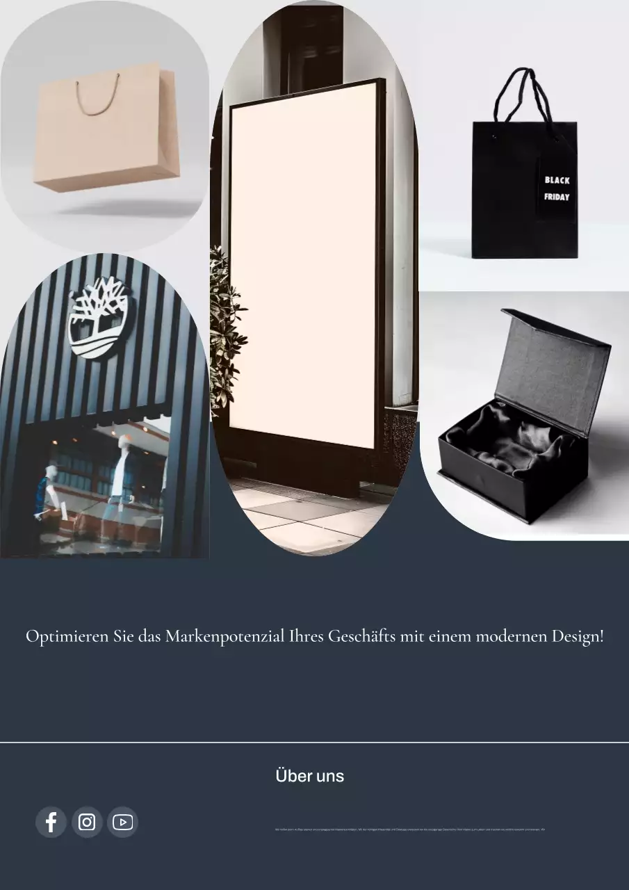 Grey Modern Retail Promotion