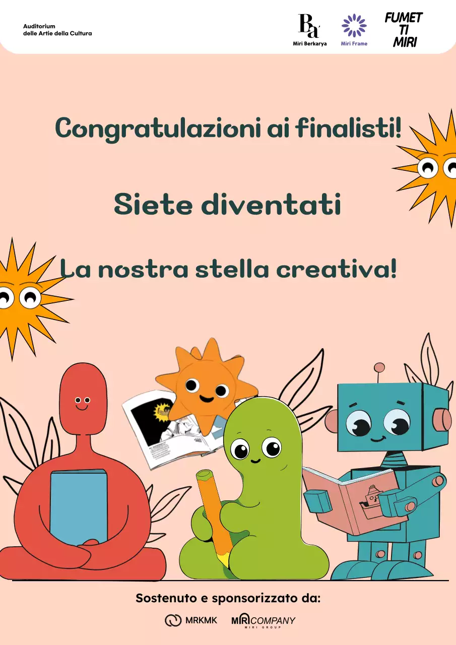 Annuncio dei finalisti creativi arancioni