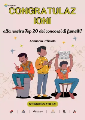Annuncio del concorso Orange Comic