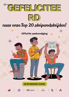 Aankondiging Orange Comic Wedstrijd