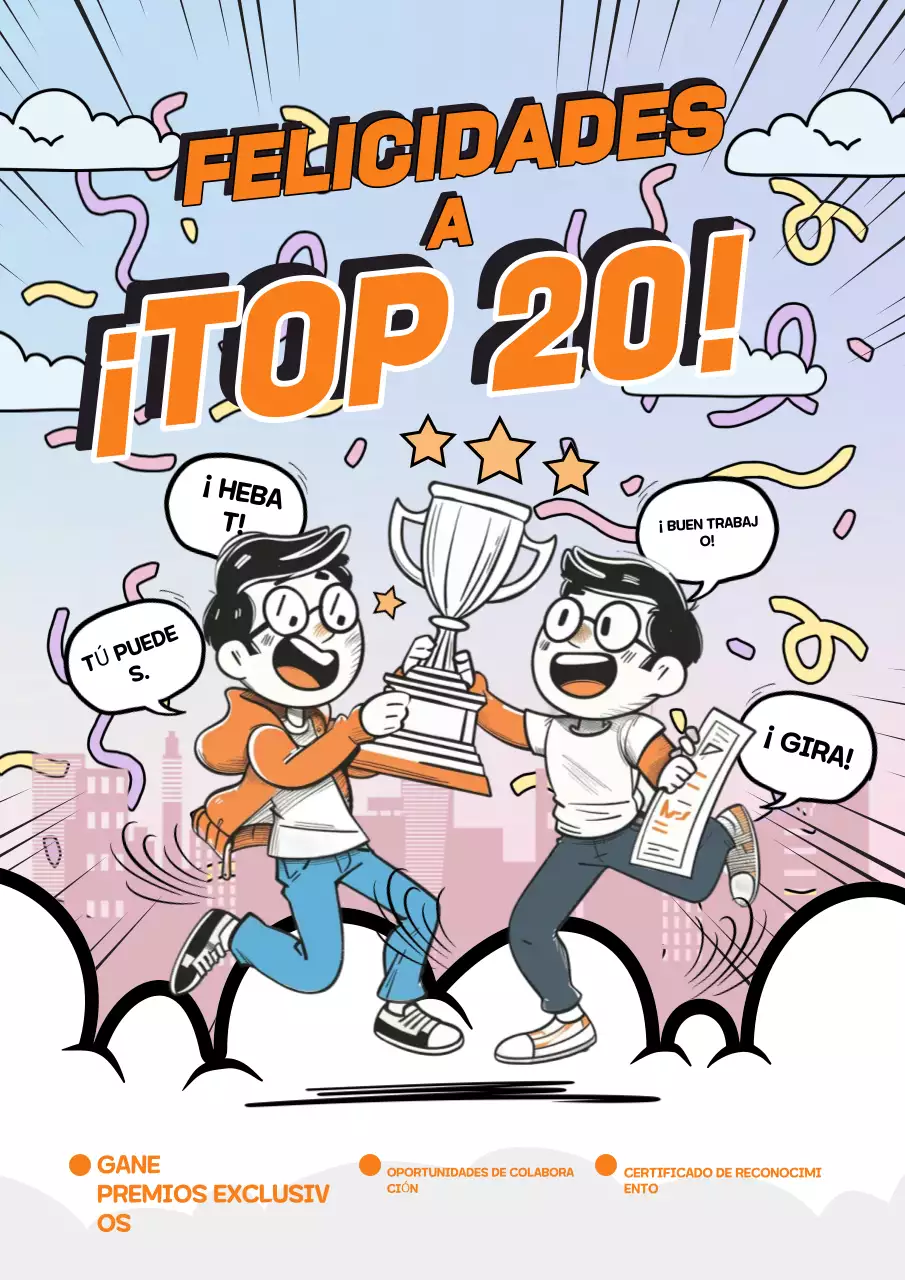 Orange Comic Celebration A1nuncio