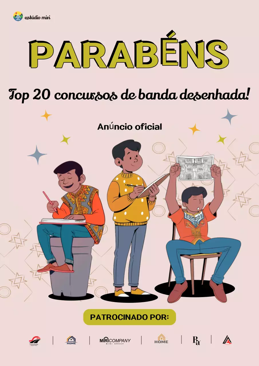 Anúncio do Concurso de Banda Desenhada Laranja