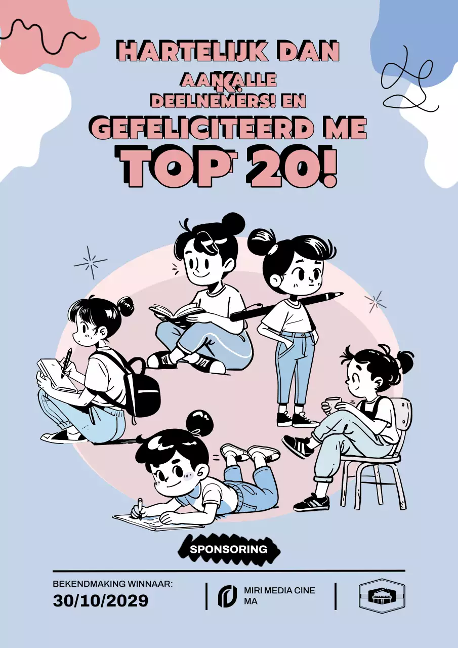 Aankondiging Blue Comic Studie