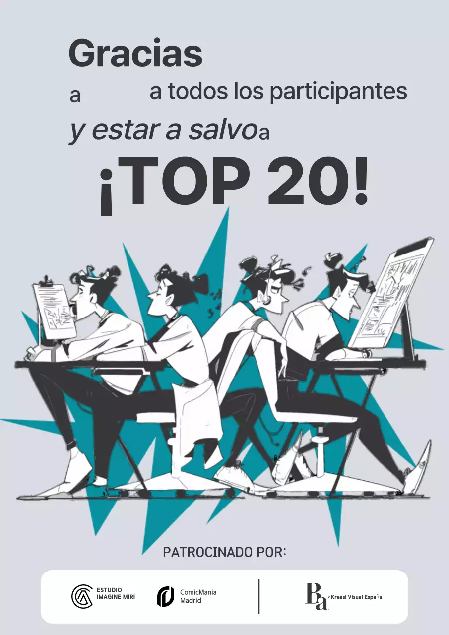 Anuncio de Grey Comic Art