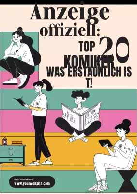 Bunter Comic-Wettbewerb Ankündigung