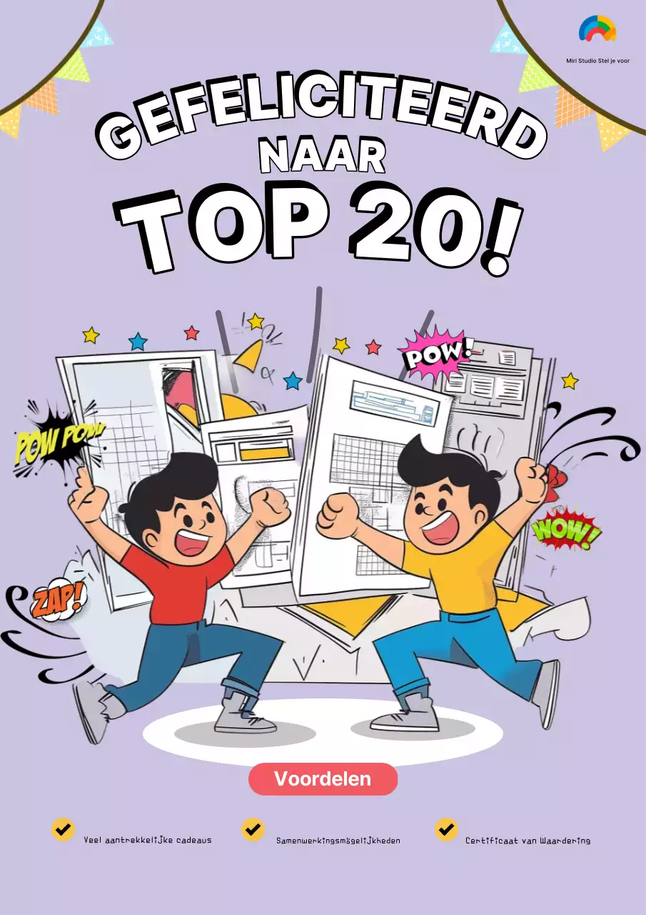 Purple Comic aankondiging van de viering