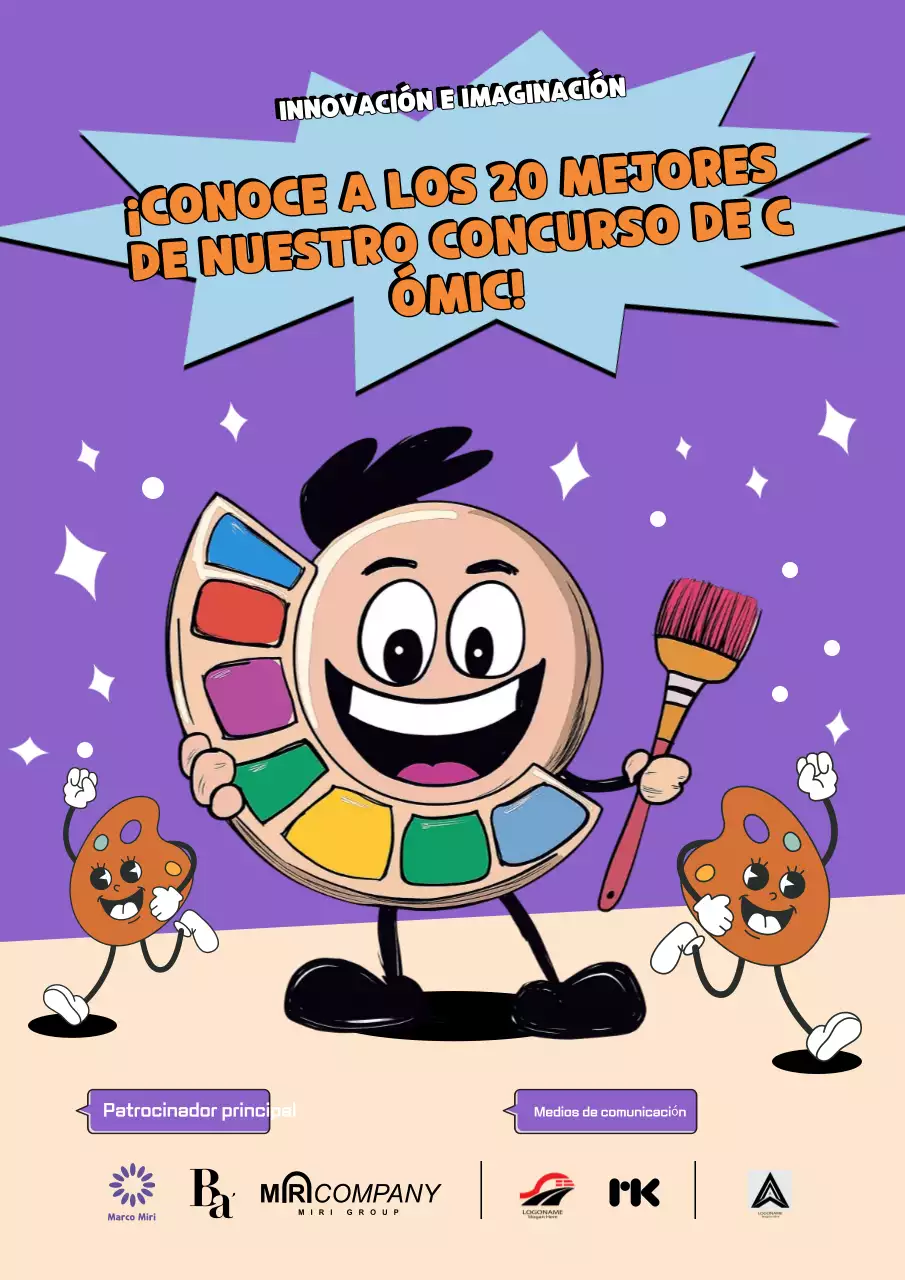 Anuncio del Concurso de Cómic Morado