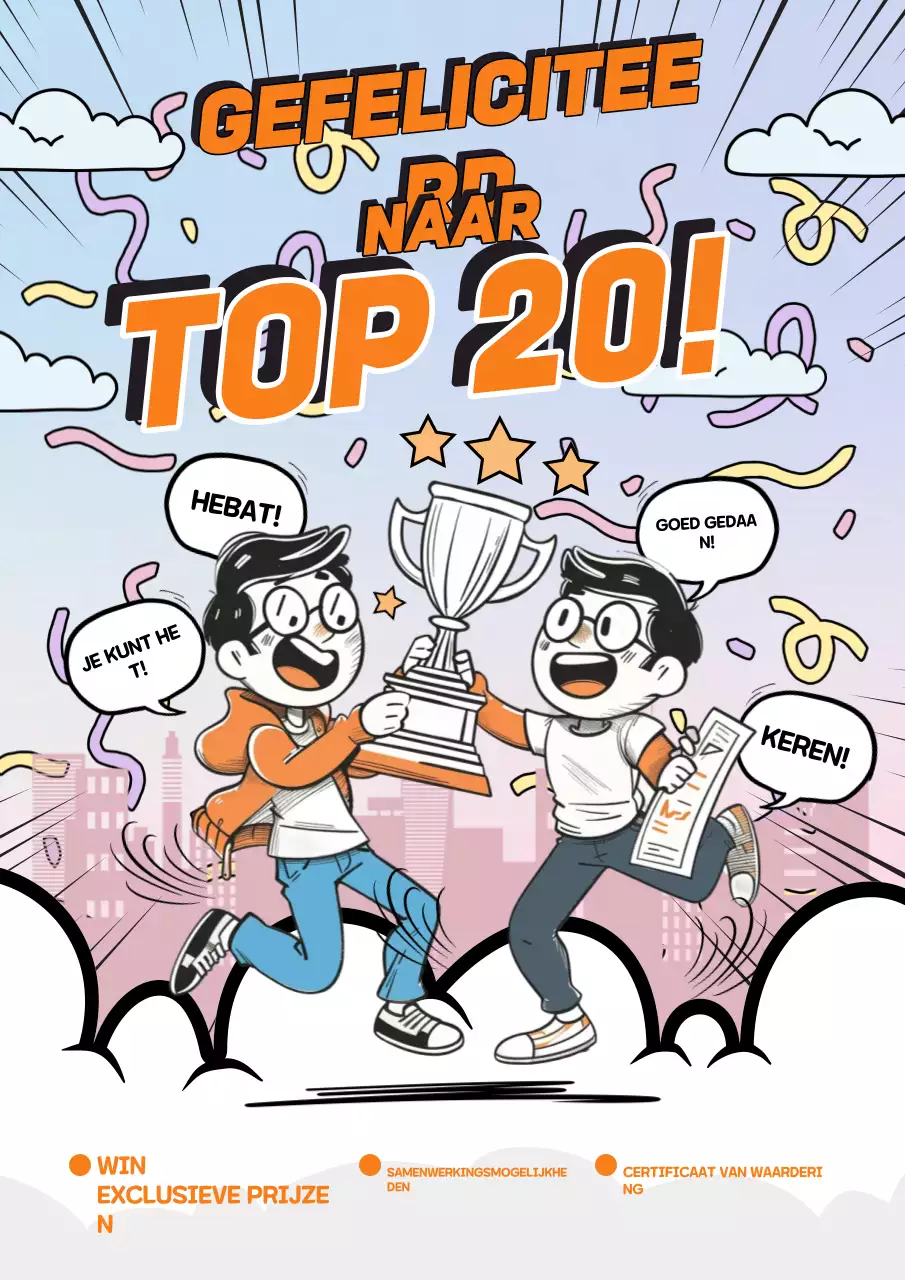 Oranje Comic Viering A1nnouncement