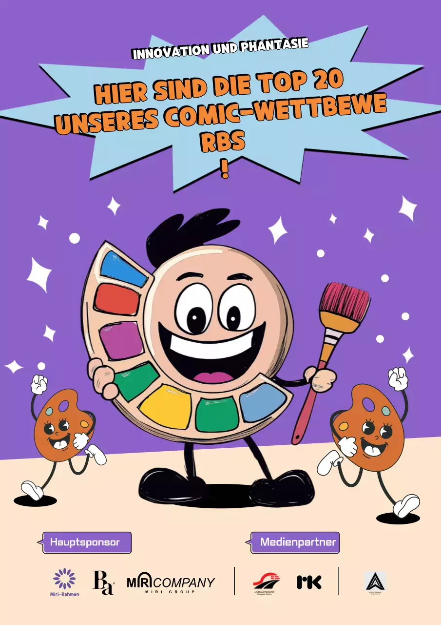 Lila Comic-Wettbewerb Ankündigung