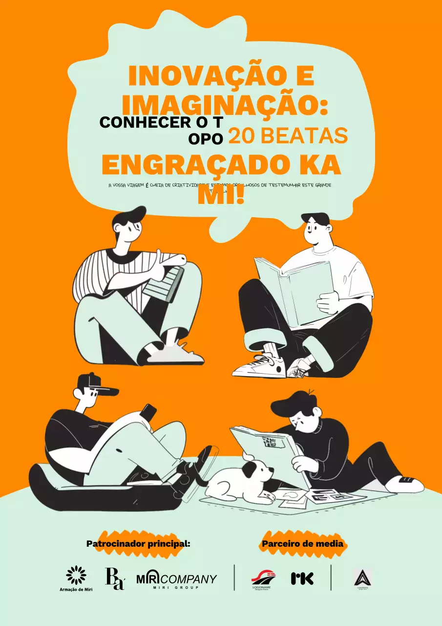 Anúncio do Concurso de Banda Desenhada Laranja