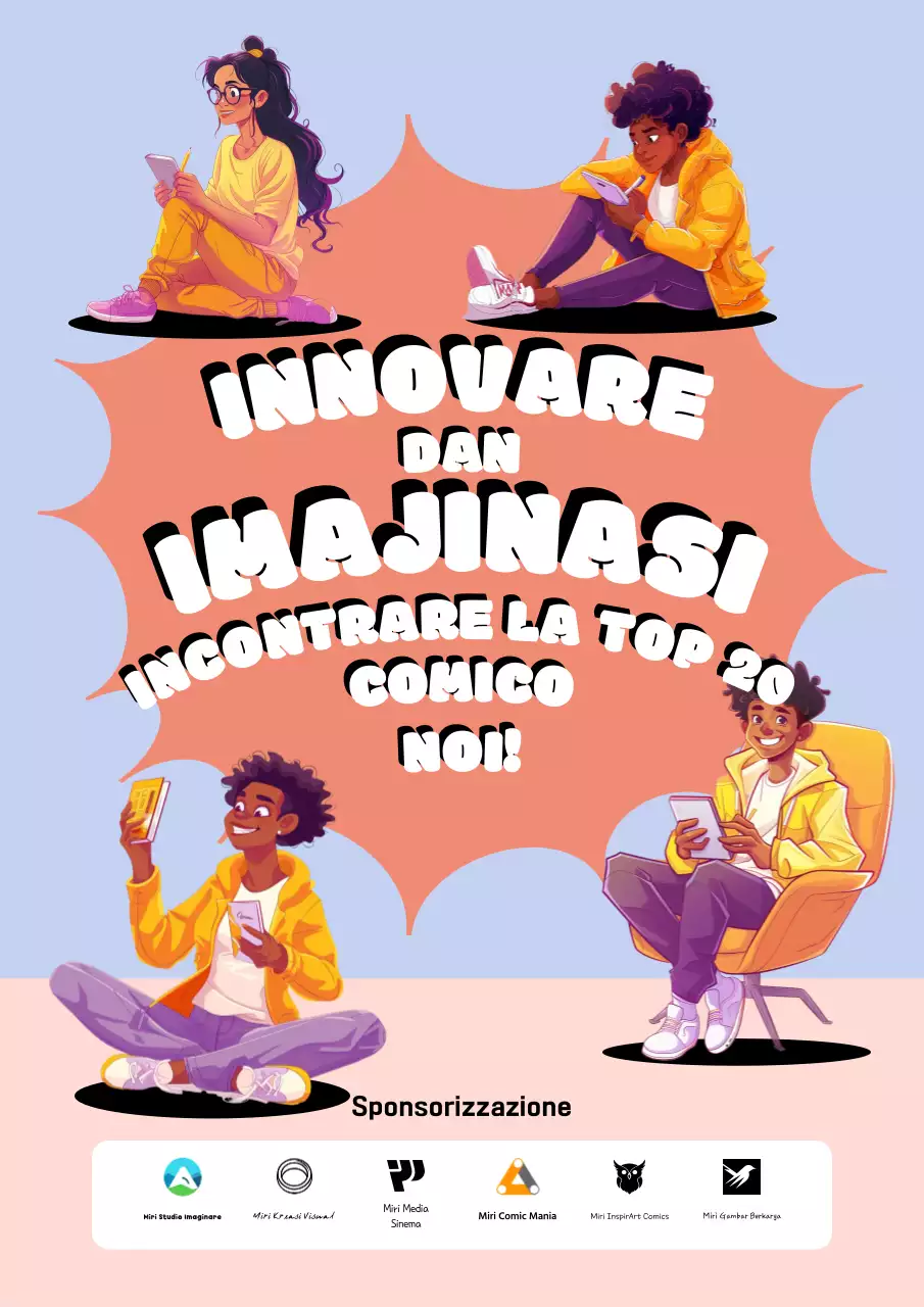 Annuncio del concorso Orange Comic