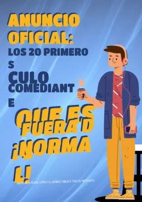 Anuncio del Concurso de Cómic Azul