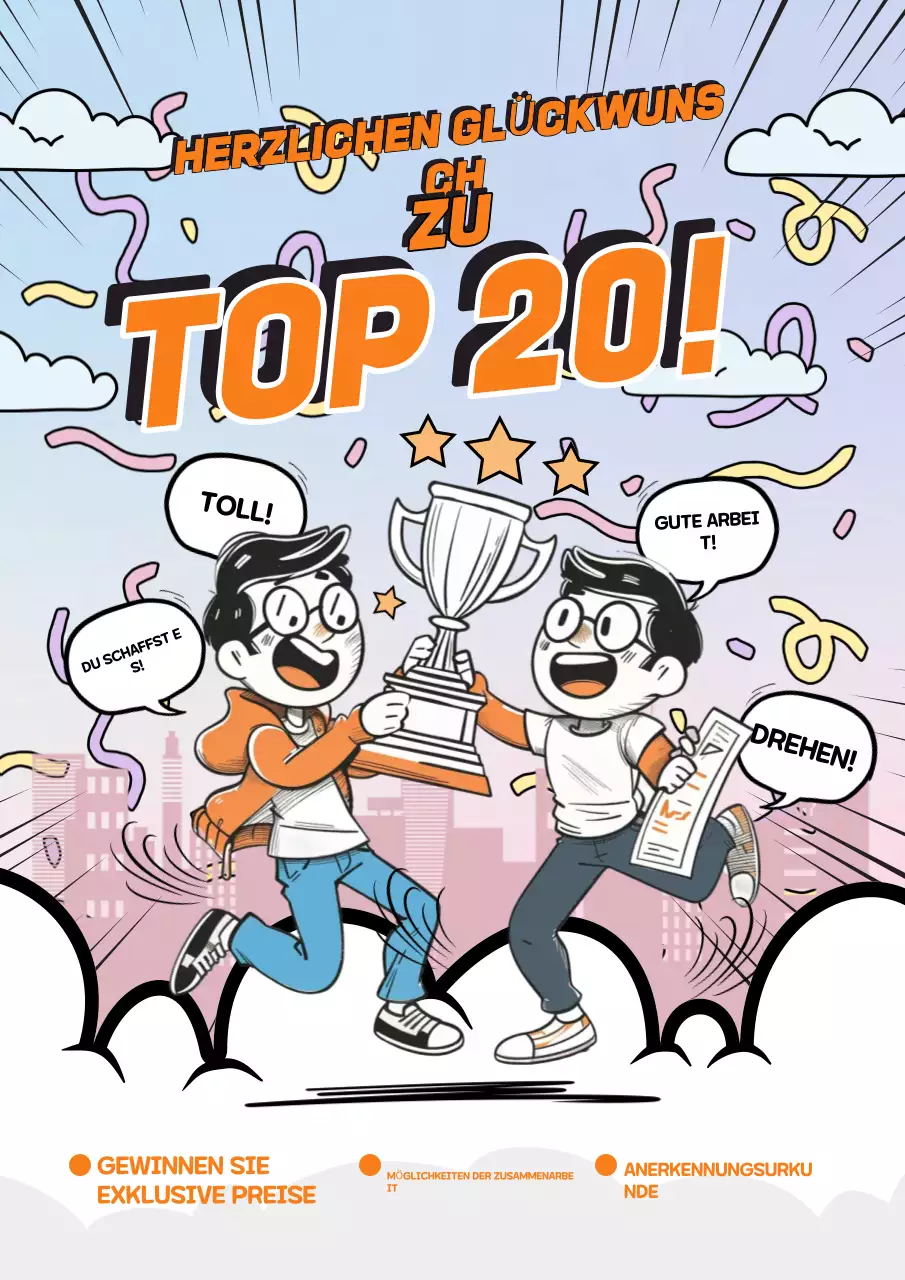 Orange Comic Celebration A1nnouncement