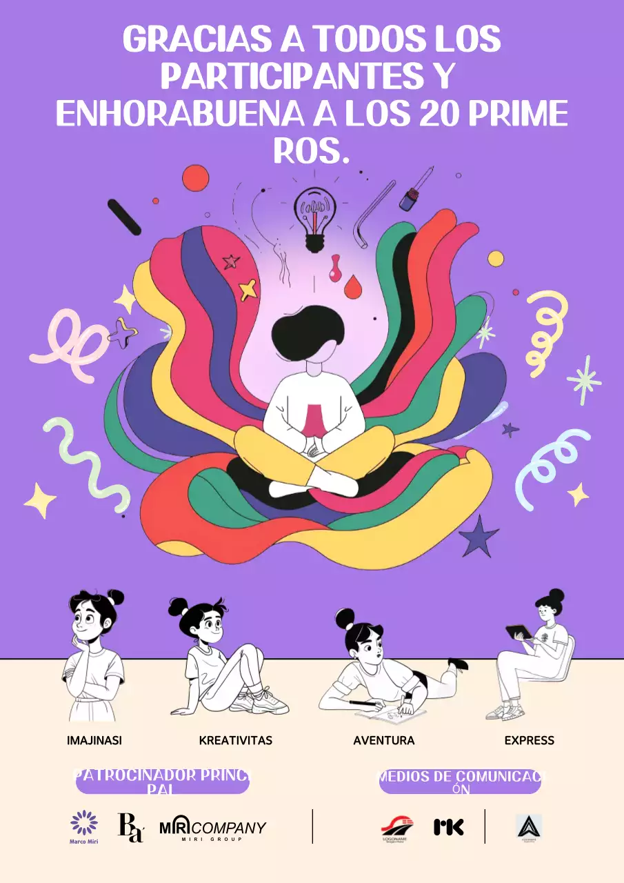 Anuncio Imaginación Creativa Morada