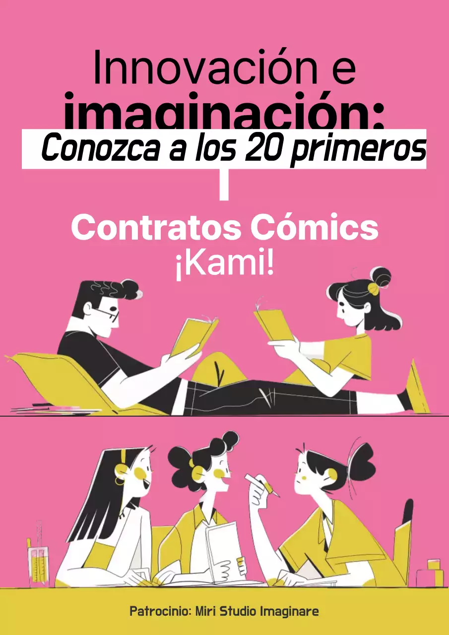 Anuncio Imaginación Cómic Rosa