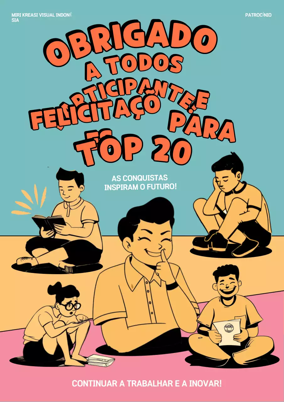 Anúncio de apreciação da Retro Laranja