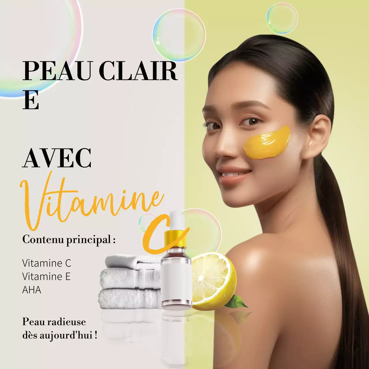 Promotion Yellow Modern Skincare