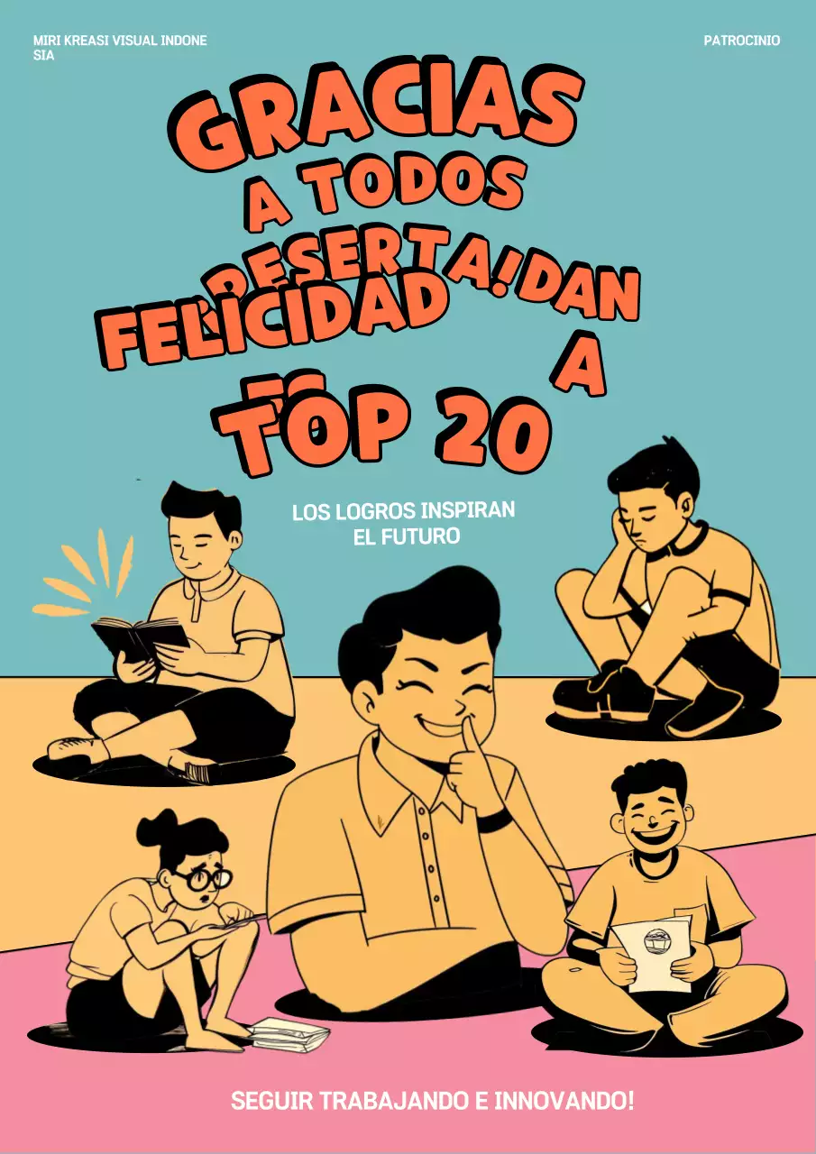 Anuncio de agradecimiento por Orange Retro