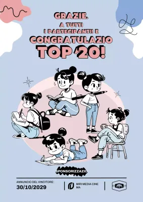 Annuncio di studio del fumetto blu