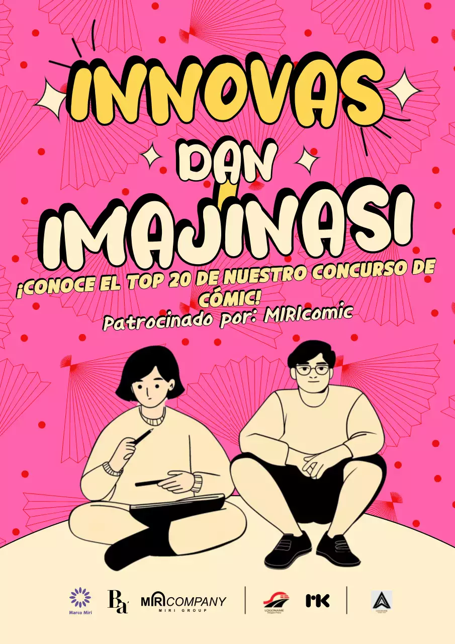 Anuncio del concurso de cómic rosa