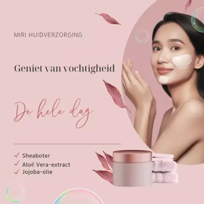 Pink Elegant Huidverzorgingspromotie