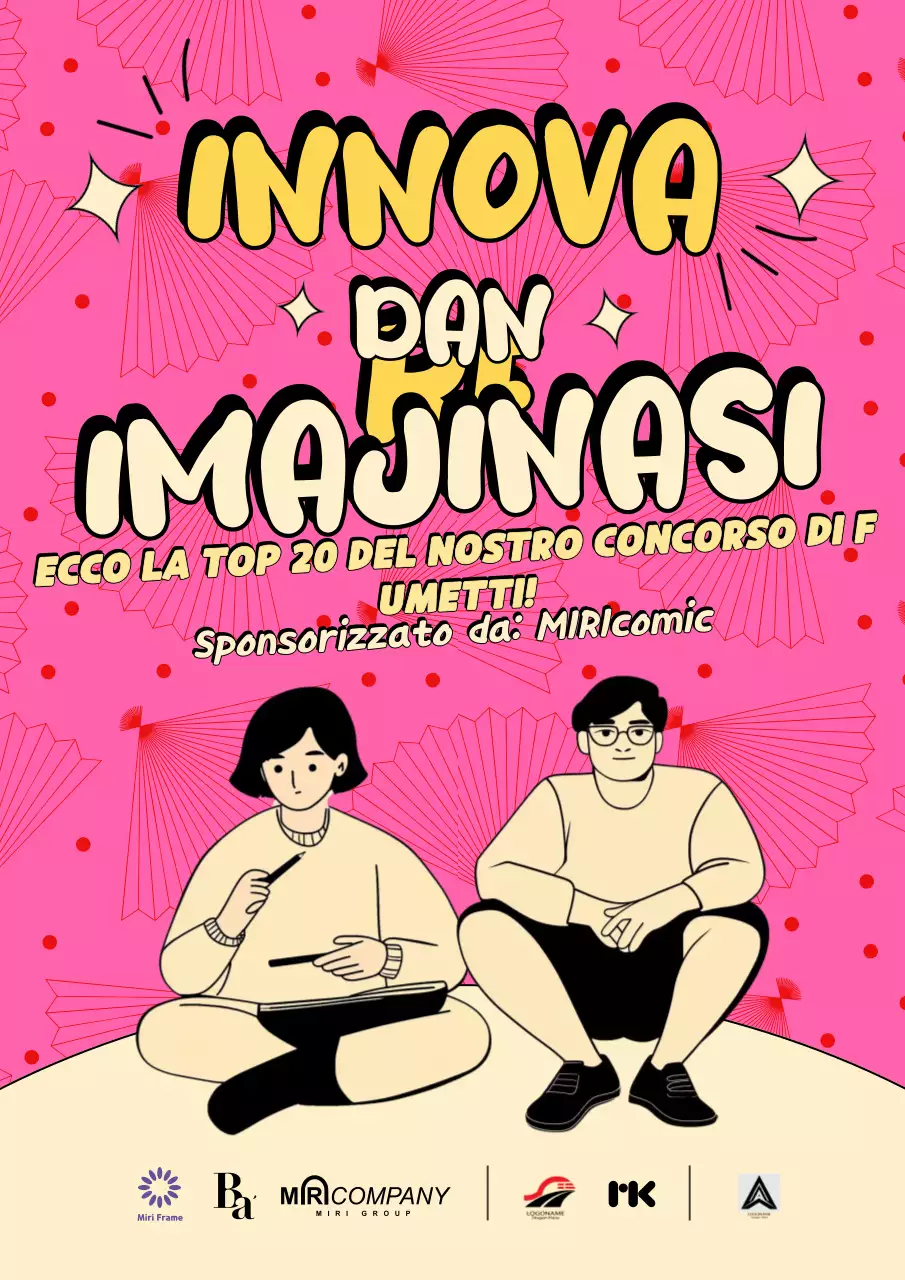Pubblicità del concorso Pink Comic