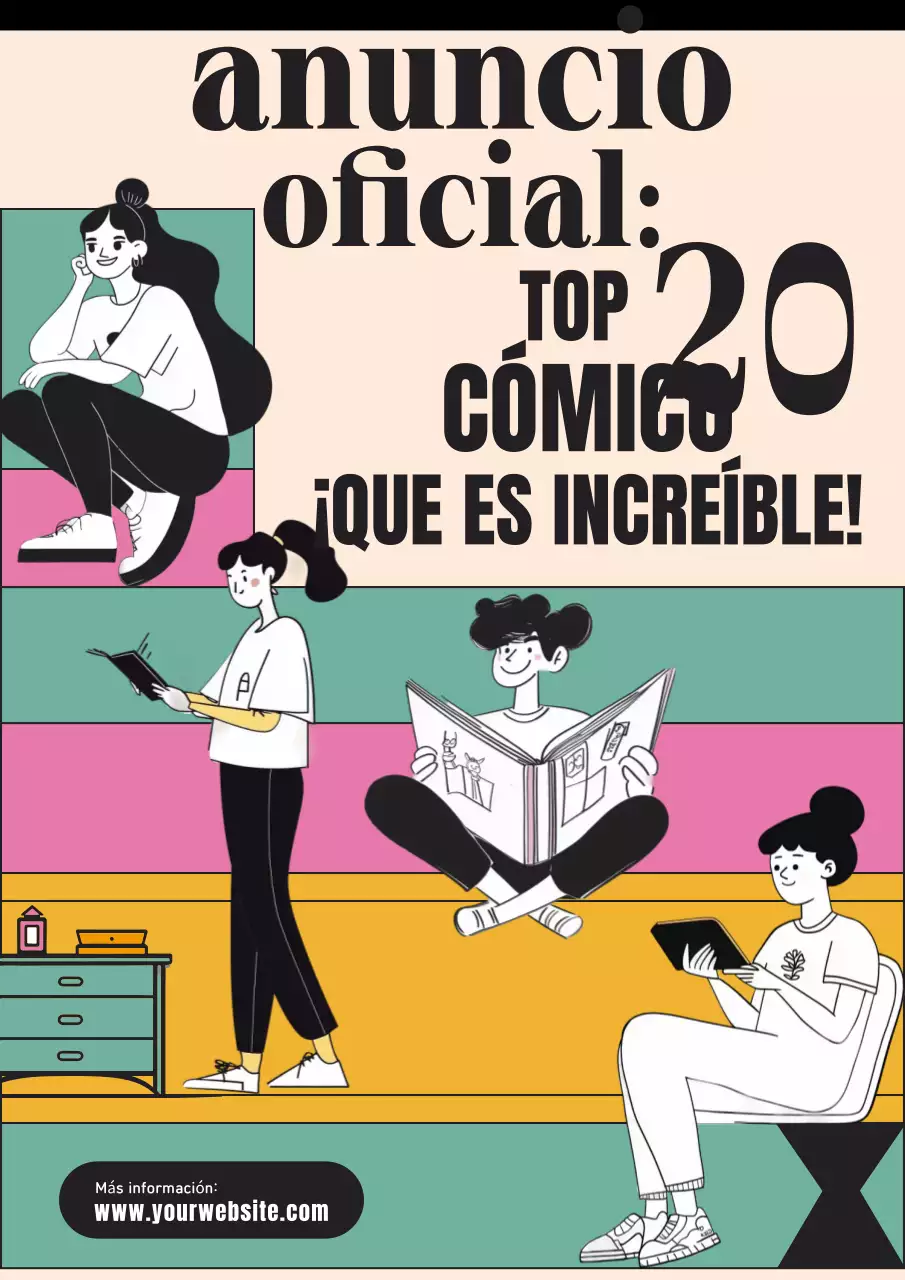 Anuncio del Concurso de Cómics de Colores