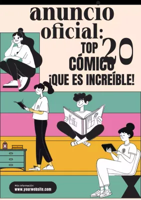Anuncio del Concurso de Cómics de Colores