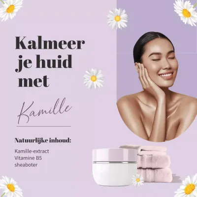 Purple Elegant Huidverzorging Promotie