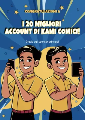 Annuncio del concorso Blue Comic