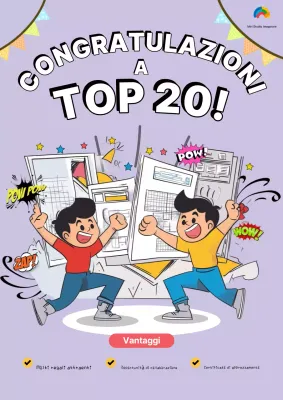 Annuncio della celebrazione del fumetto viola