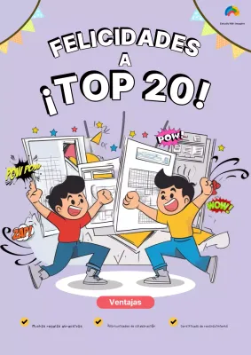 Anuncio de la celebración del cómic Purple