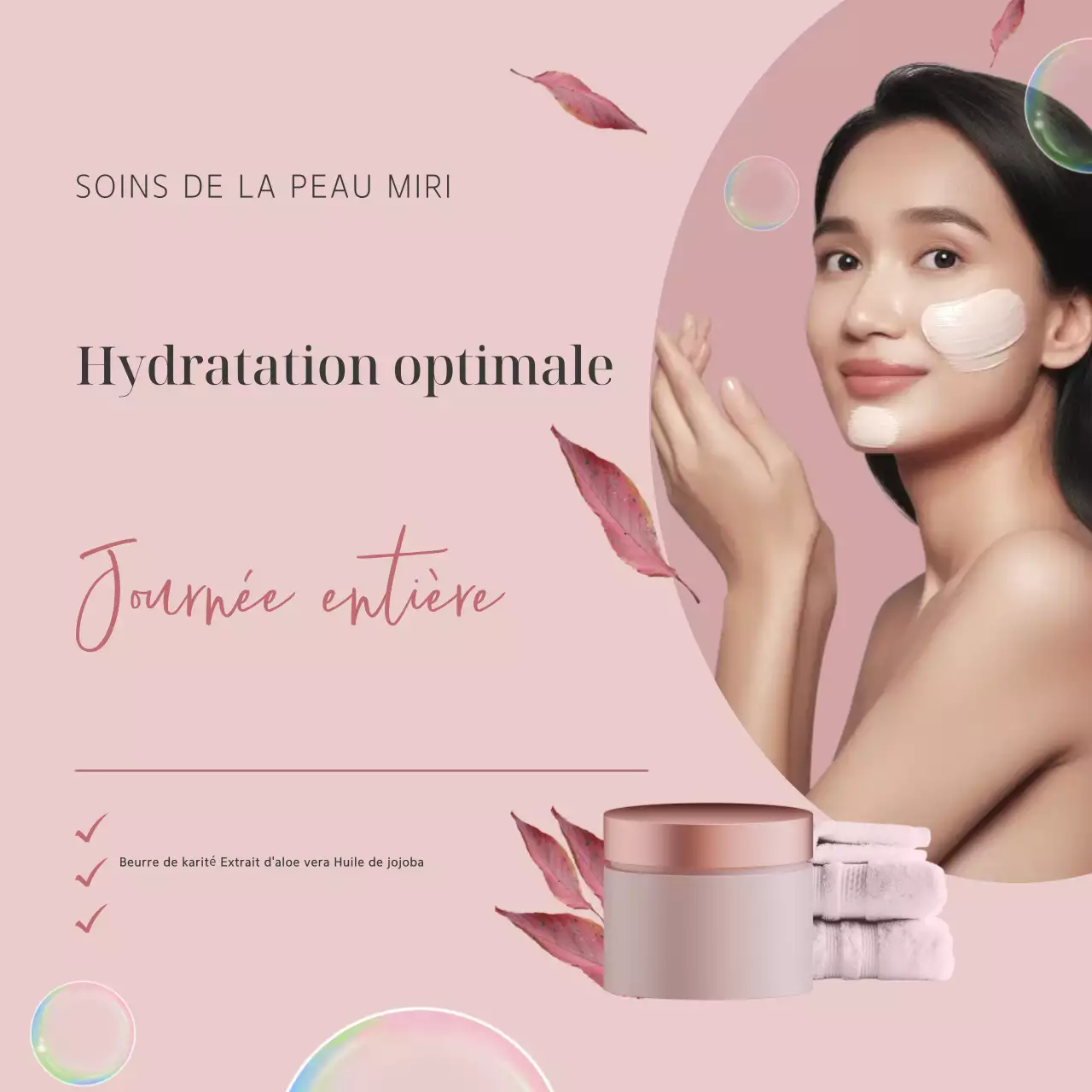 Promotion sur les soins de la peau Pink Elegant