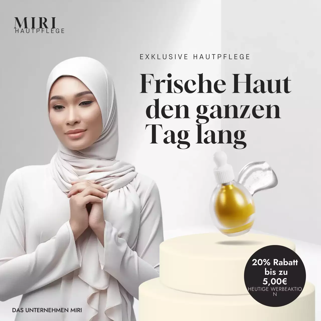 White Elegant Skincare Promotion