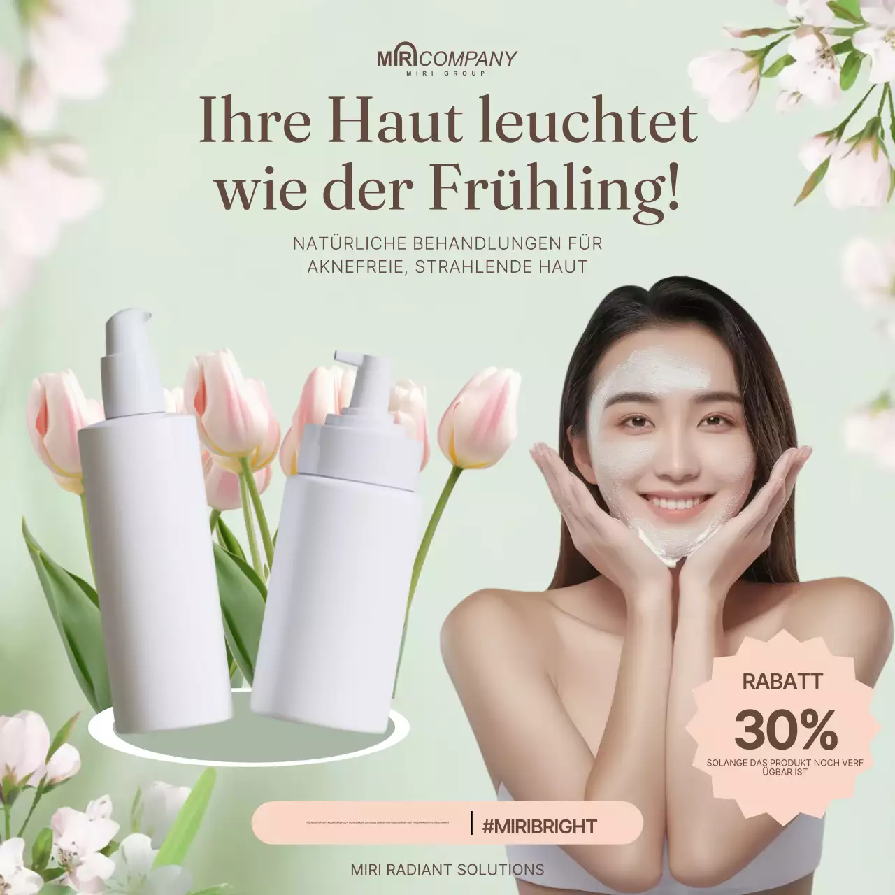 Mint Elegant Skincare Promotion