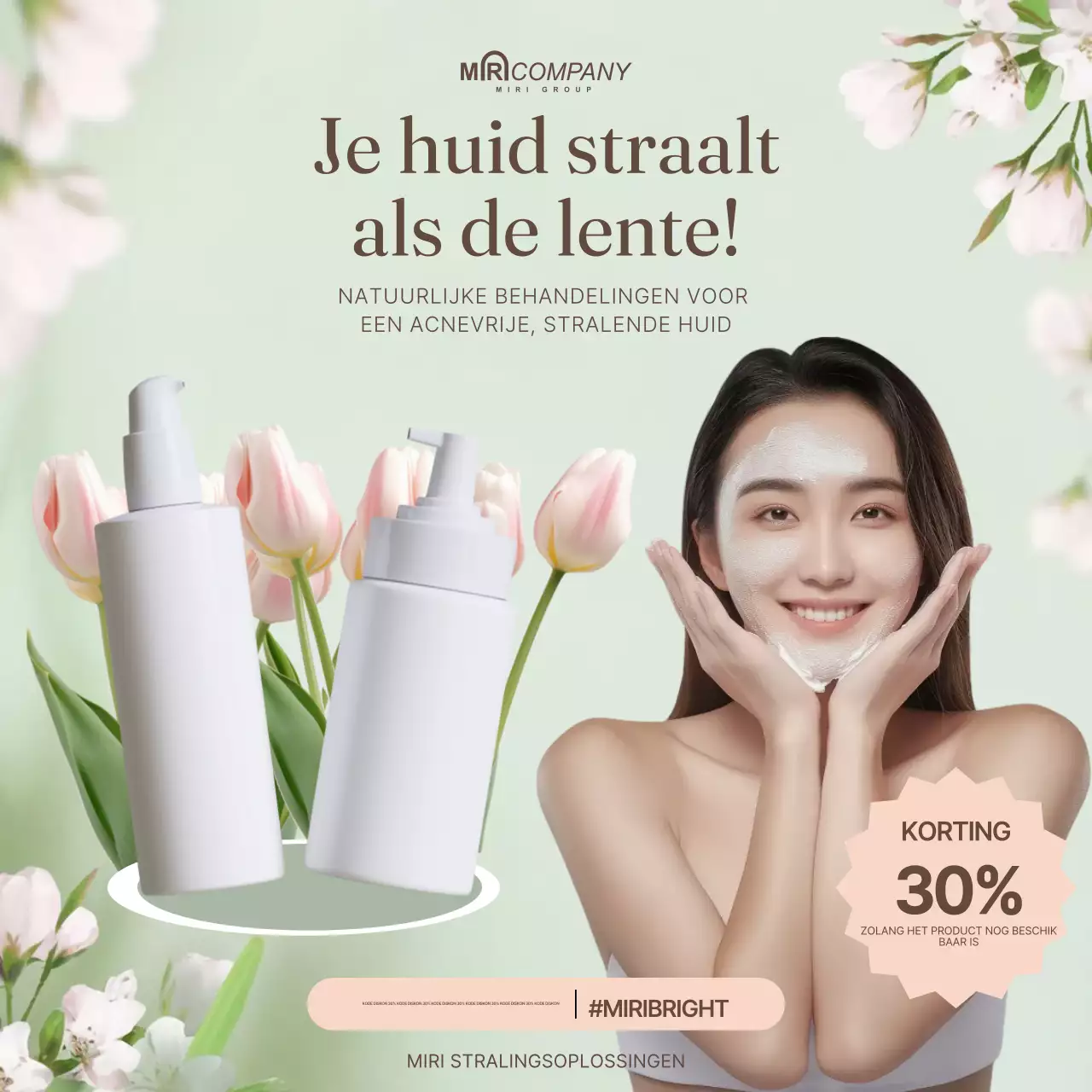 Mint Elegant Huidverzorging Promotie