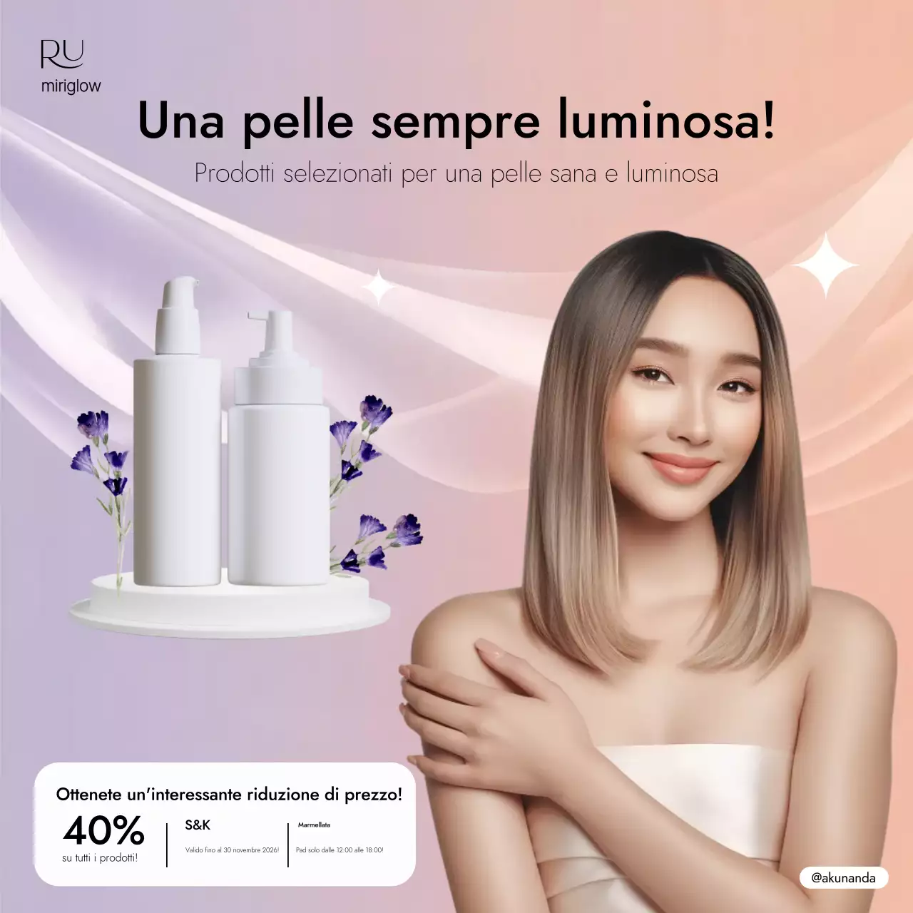 Promozione Beige Modern Skincare