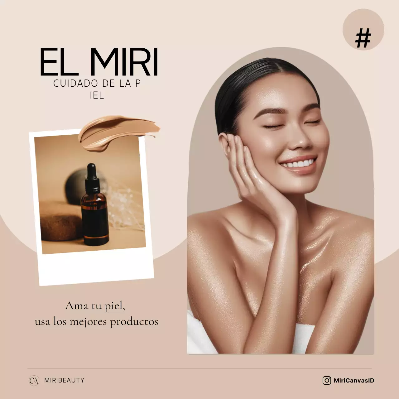 Promoción Beige Modern Skincare