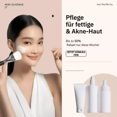 Beige Modern Skincare Promotion