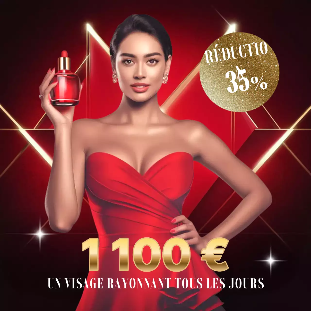 Promotion Red Elegant Beauty