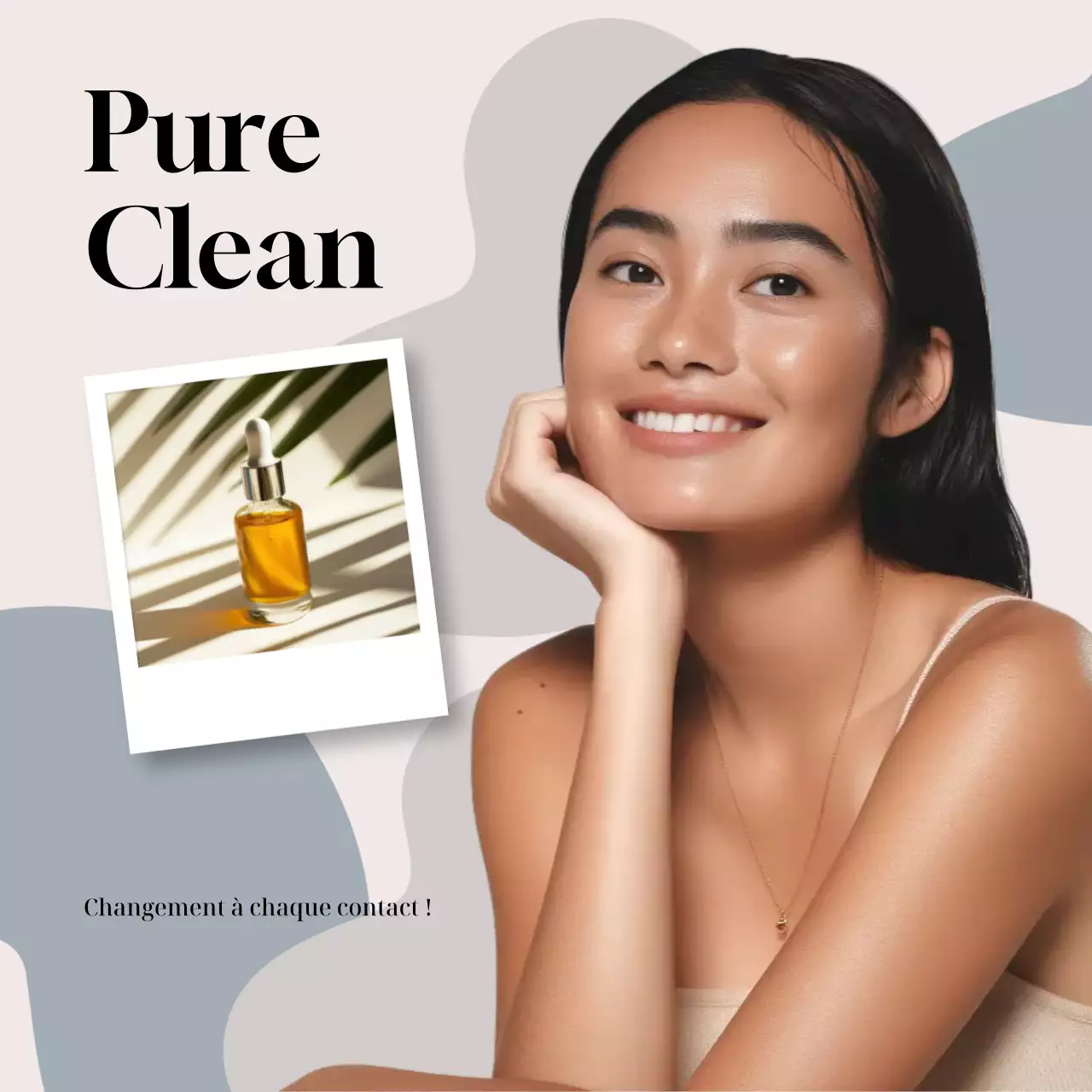Publicité Beige Modern Skincare