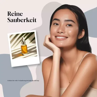 Beige Modern Skincare Werbung