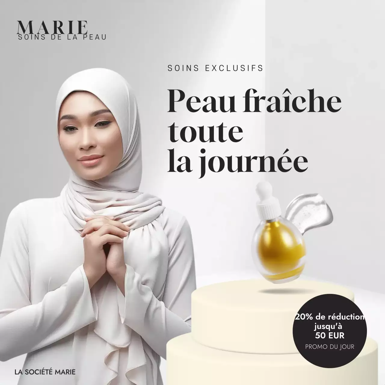 White Elegant Skincare Promotion