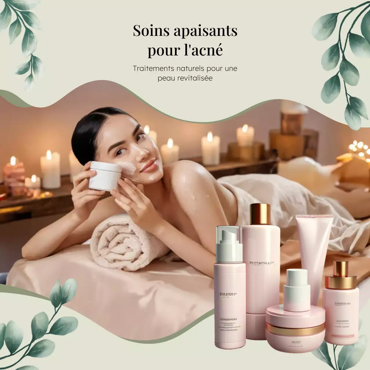 Beige Elegant Skincare Advertisement