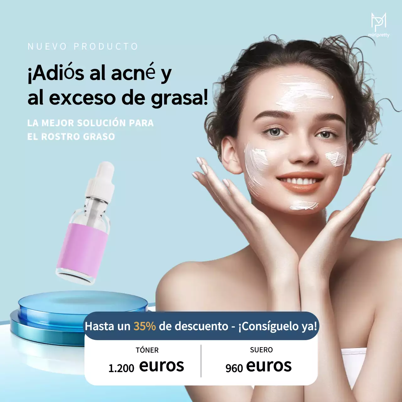 Publicidad de Blue Modern Skincare