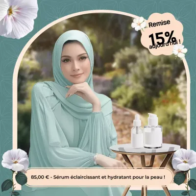 Promotion sur les soins de la peau à la menthe