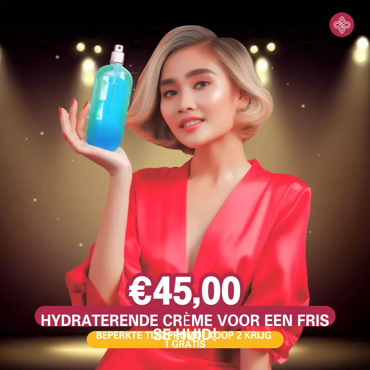 Red Modern Huidverzorging Promotie